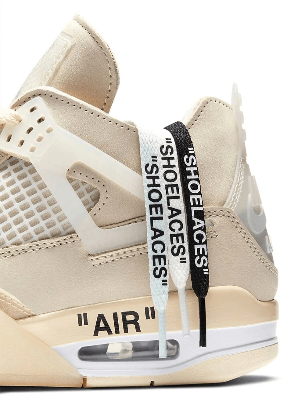 Air Jordan 4 Retro Off - White Sail (Women's) - CV9388 - 100 - Ritesneak